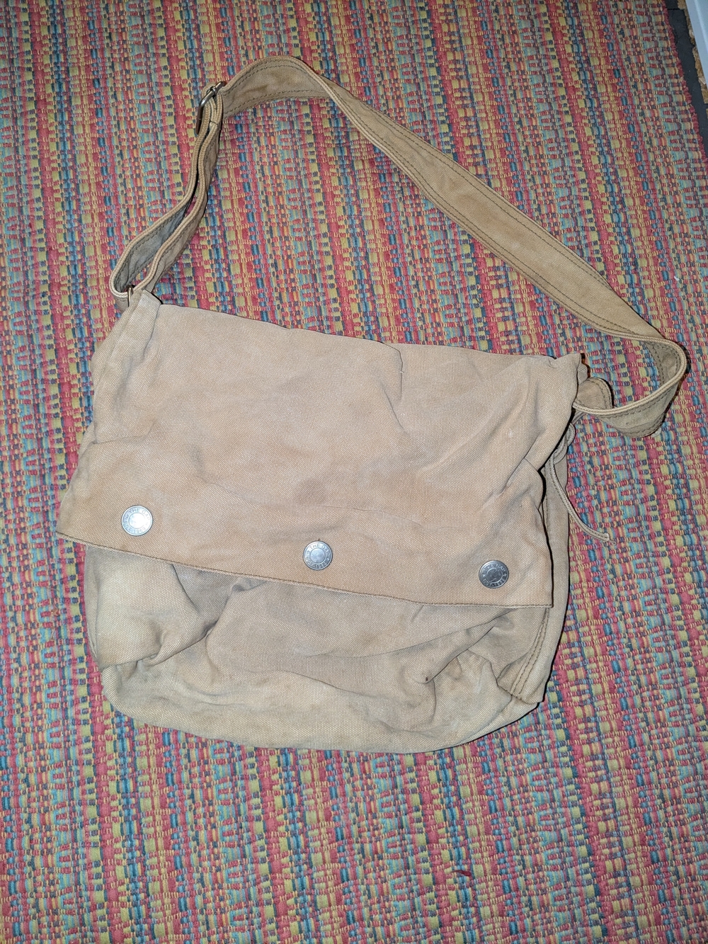 Vintage Gap Canvas Messenger Worker Bag